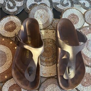 Birkenstock Tan Leather Sandals